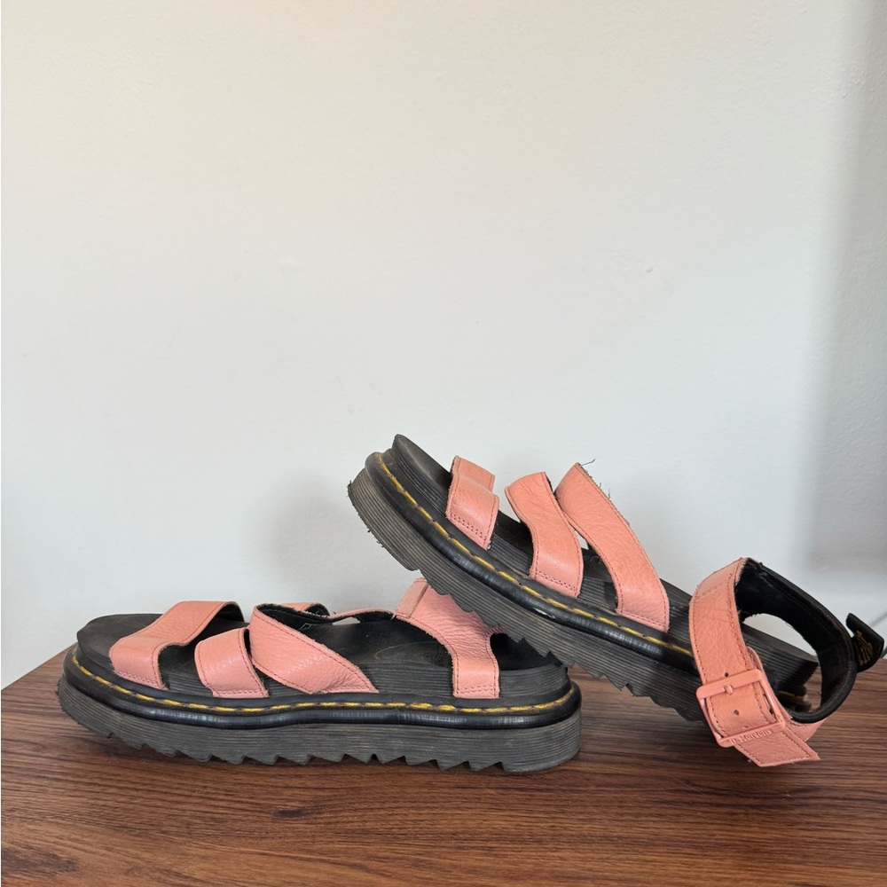 Dr. Martens Pink Strappy Sandals - Picture 3 of 4